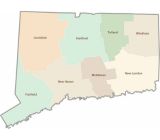 Connecticut County Map