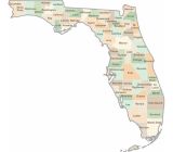 Florida County Map
