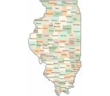 Illinois County Map