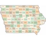 Iowa County Map