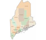 Maine County Map