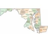 Maryland County Map