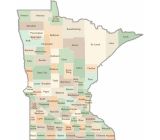 Minnesota County Map