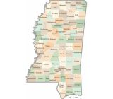 Mississippi County Map