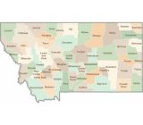 Montana County Map