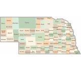 Nebraska County Map