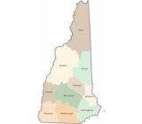 New Hampshire County Map