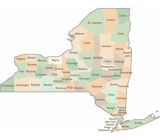 New York County Map