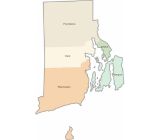 Rhode Island County Map