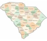 South Carolina County Map