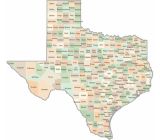 Texas County Map