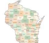 Wisconsin County Map