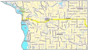 Carroll County Illinois GIS map showing county boundaries and location