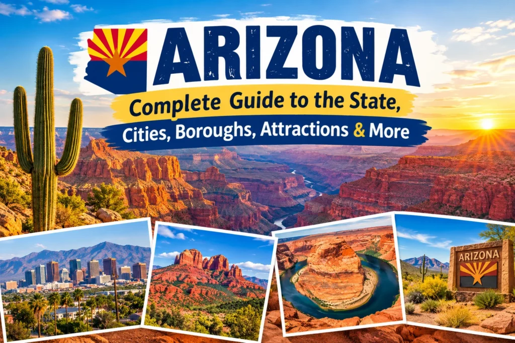 Arizona: Complete Guide to the State, Cities, Boroughs, Attractions & More