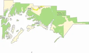 Chugach Census Area Alaska Map Showing Boundaries