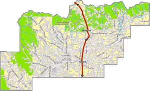 Clark County Idaho GIS Map showing county boundaries, roads, communities, and geographic features.