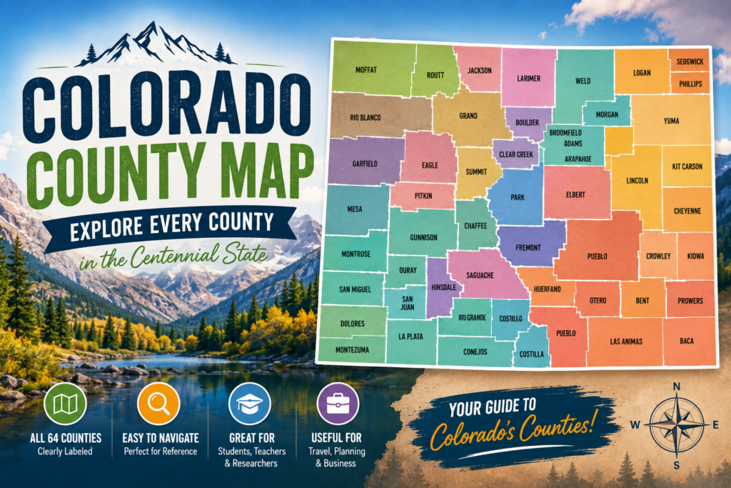 Colorado County Map
