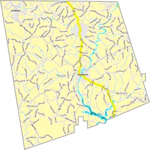 Heard County Georgia GIS Map showing county boundaries, major roads, cities, highways, rivers, and geographic features.