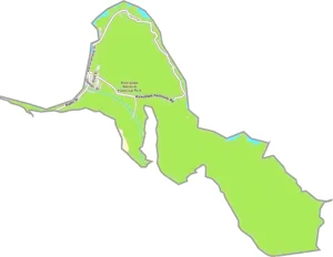 Kalawao County Hawaii GIS Map showing county boundaries, major roads, cities, highways, rivers, and geographic features.
