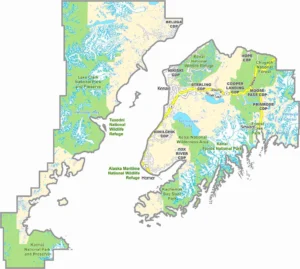 Kenai Peninsula Borough Alaska Borough Map Showing Boundaries