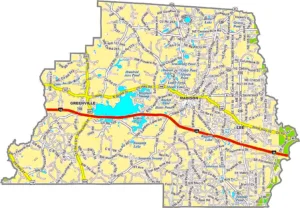 Madison County Florida GIS Map showing county boundaries, roads, cities, and natural features.