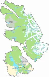 Petersburg Borough Alaska Borough Map Showing Boundaries
