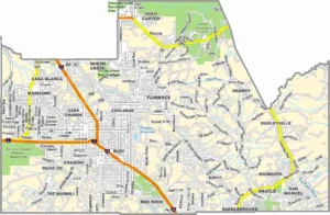 Pinal County Arizona Map displaying county boundaries, roads, cities, and landmarks.