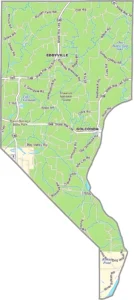 Pope County Illinois GIS map showing county boundaries and location