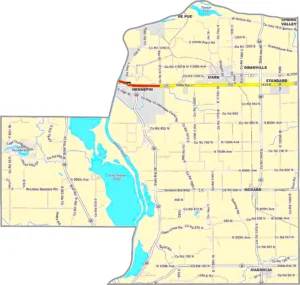 Putnam County Illinois GIS map showing county boundaries and location