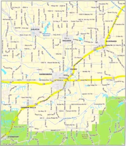 Saline County Illinois GIS map showing county boundaries and location