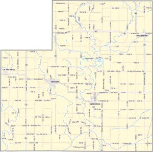 Stark County Illinois GIS map showing county boundaries and location