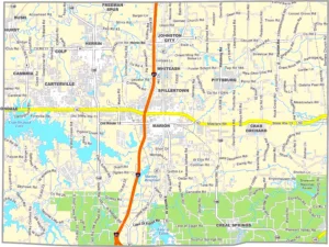 Williamson County Illinois GIS map showing county boundaries and location