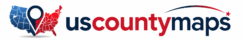 US County Map Logo